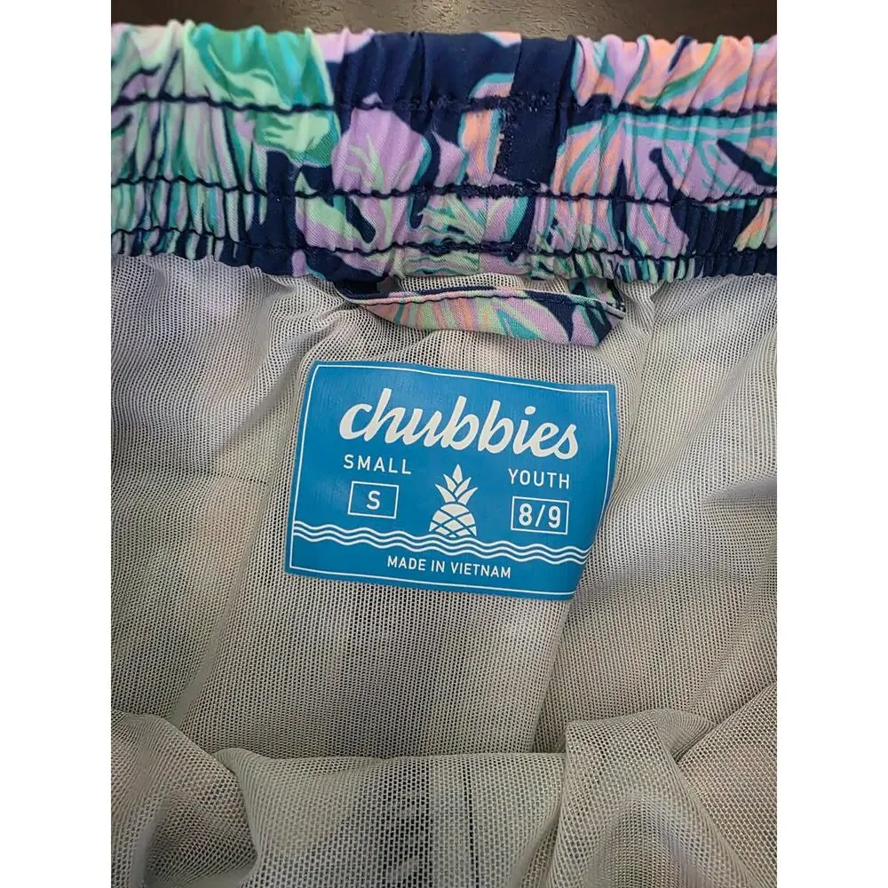 Chubbies The Night Faunas Lined Swim Trunks Youth S 8/9